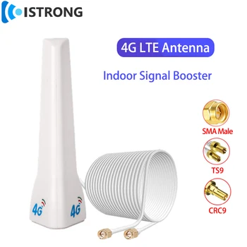 3G-4G, LTE Ruuteri Antenn 29dBi Kõrge Saada Indoor Long Range Signaali Korduva WiFi Mobile Mobiilsidevõrgu Võimendi TS9 CRC9 SMA