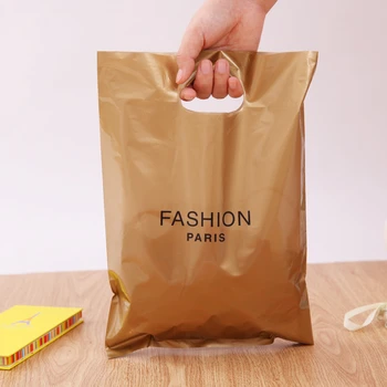 500pcs/palju Custom Kuld kingitus plastikust ehted, kott Pakkimine Vedaja kandekotid teie logo