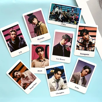 9PCS/Set Kpop Hulkuvad Lapsed Album Heli Photocards Kogumise Postkaardid HD Trükitud LOMO Kaardid Fännid Kogumise Kirjatarvete