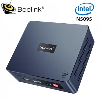 Beelink Mini S Windows 11 Intel Celeron N5095 Mini PC DDR4 8GB 128GB 16 GB 512 GB SSD Hasartmängude Arvuti Desktop