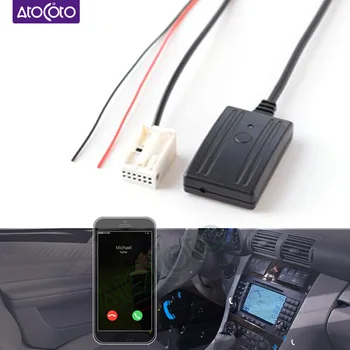 Bluetooth5.0 autotelefon, Kõne-Vabad 12Pin AUX Adapter Mercedes Audio 20 50 Comand APS Raadio Traadita Vastuvõtja Sisendi