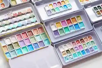 Daniel Smith pärlmutterläiget tekitavad Akvarell Värvi Pack 0,5 ml 1ml aquarelle 12/24/48 Värv акварель Maali kunstikaubad