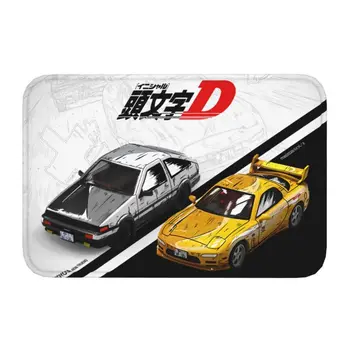 Isikliku Drift Anime AE86 Initial D Jalamatt Matt Anti-Slip Köök, Vannituba Wc Vaip Vaiba 40*60cm Footpad