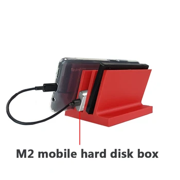 M2 kõvaketta box ladustamise sulg 3-bit mobiiltelefoni, tableti, solid state ketta box bracket desktop viimistlus tsentraliseeritud säilitamine