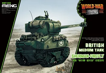 MENG WWT-008 Armas Briti Sherman Firefly Keskmise Tanki Liimi-Tasuta