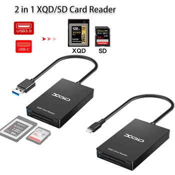 Multi-Funktsioon XQD SD-Kaardi Lugeja, Tüüp-C USB 3.0 Kaardi Adapter Kiirus Kuni 5Gbps Sony G&M-Seeria XQD SD Kaardi Lugeja
