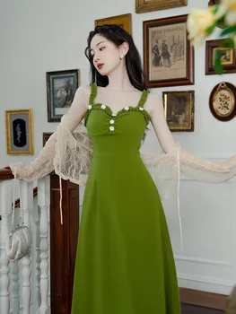 Roheline Suvine Päevitus-Kampsun, Kahe-osaline Kleit 2023 uus casual fashion naiste rõivad
