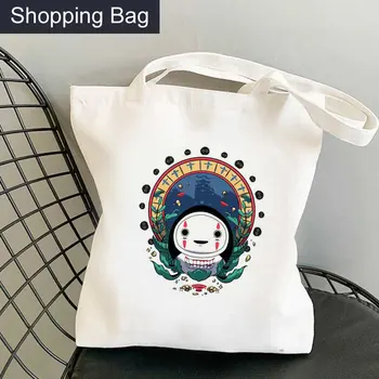 Spirited Away Näota ostukott bolsa recycle shopper kott toidupoed shopper džuudist bag bag bag tassima shoping sacolas
