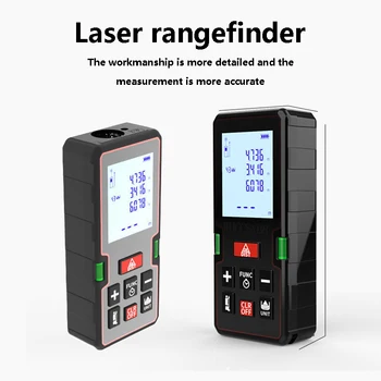 Standard Rangefinder tüüpi Laser Laser Mõõtmise Vahend-Meetrilised Seadmed, mõõdulint Ülestõstetav Ehitus Laser Jahindus