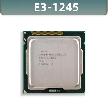 Xeon Processor E3-1245 e3-1245 E3 1245 Quad-Core Protsessor LGA1155 Lauaarvuti CPU laos elektroonilised komponendid E3-1245